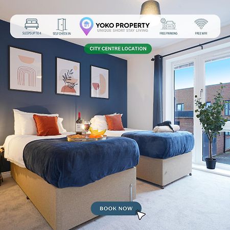 Luxury Campbell Park Apartments In Central Mk With Balcony, Free Parking & Smart Tv With Netflix By Yoko Property Милтон-Кейнс Экстерьер фото